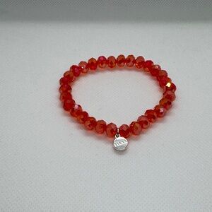 Lizas Orange Stretch Bracelet